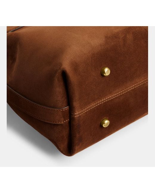 COACH Brown Soft Empire Carryall Bag 40