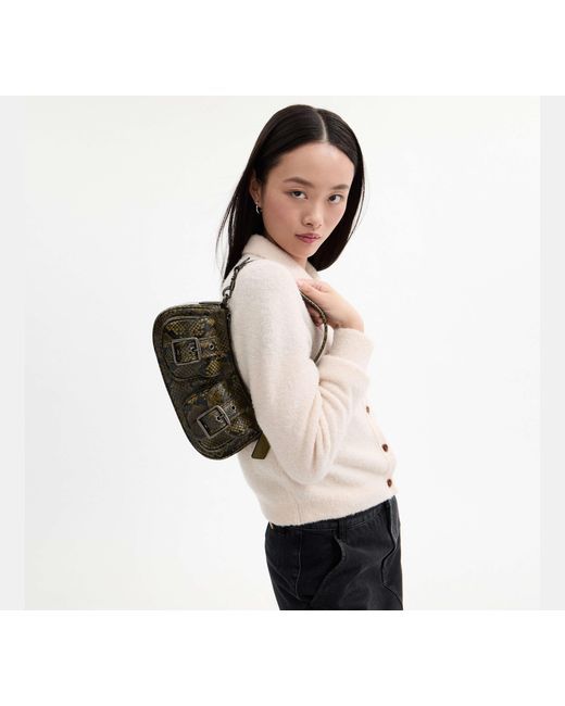 COACH Ashton Bag With Snake Print in Black | Lyst UK