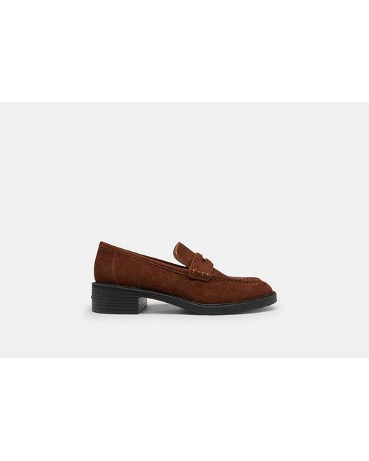 COACH Multicolor Square Toe Loafer