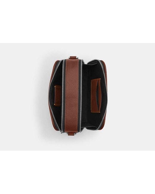 COACH Brown Wyatt Crossbody Bag for men