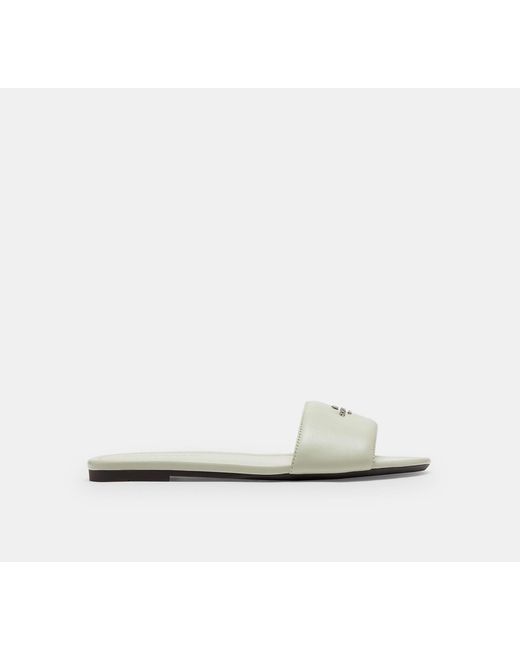 COACH Black Slide Sandal