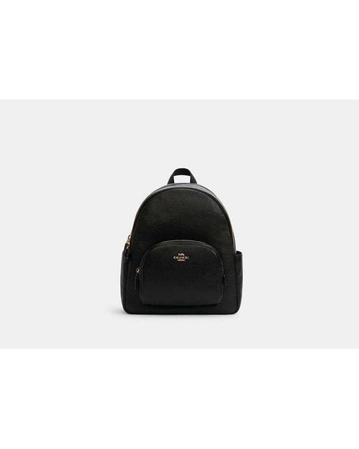 COACH Black Court Backpack