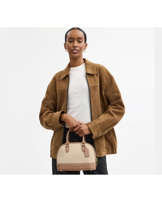 COACH Black Sabrina Satchel Bag