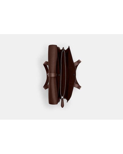 Cartera Flatiron COACH de hombre de color Brown