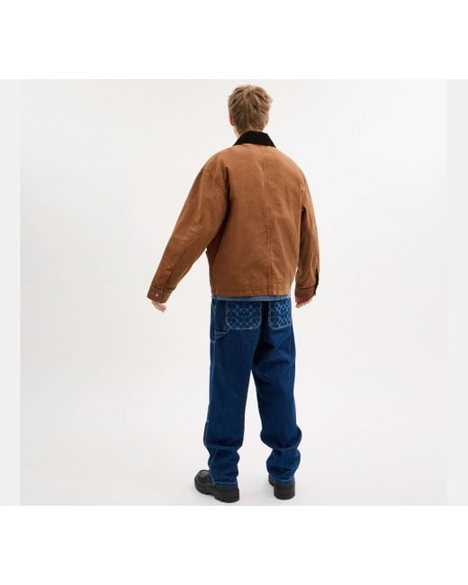COACH Brown Work Jacket for men