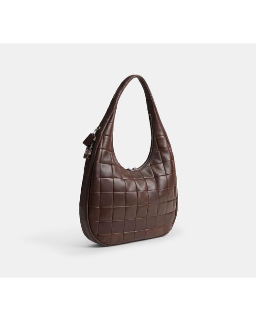 COACH Black Alter/Ego Large Crescent Shoulder Bag