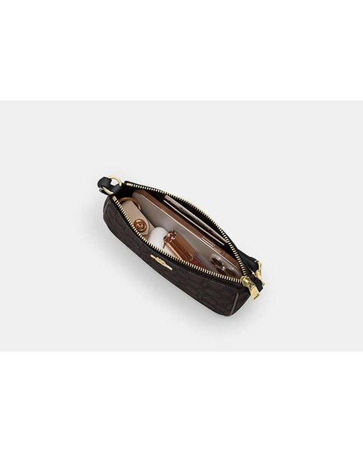 COACH Black Nolita 19 In Signature Canvas