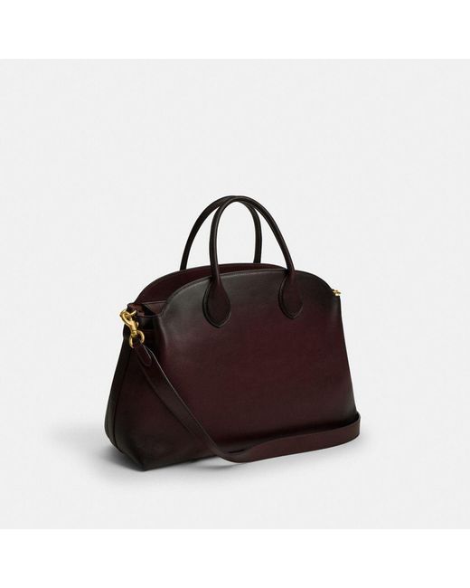 COACH Brown Soft Empire Carryall Bag 40
