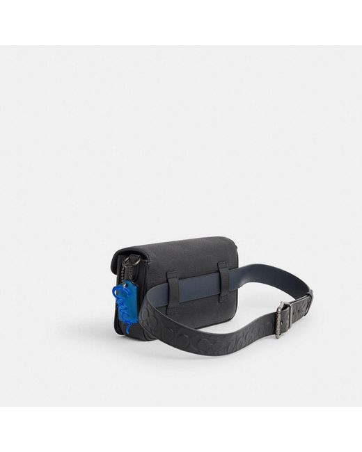 COACH Blue Upcrafted Soft Tabby Multi Crossbody In Signature Leather for men