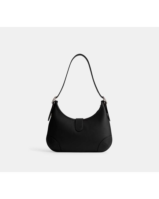 COACH Black Hamptons Hobo Bag