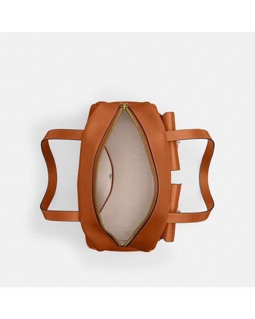 COACH Brown Twin Turnlock Bag