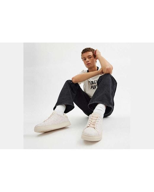 COACH Black High Line Sneaker for men