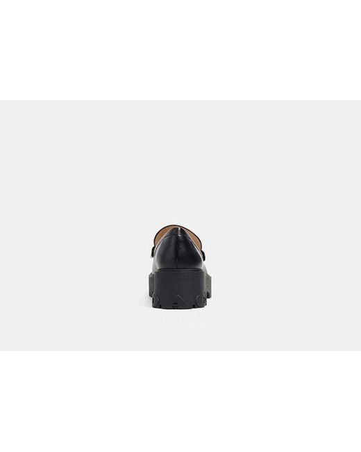COACH Black Ruthie Loafer