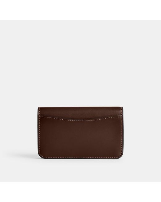 COACH Brown Slim Cardholder