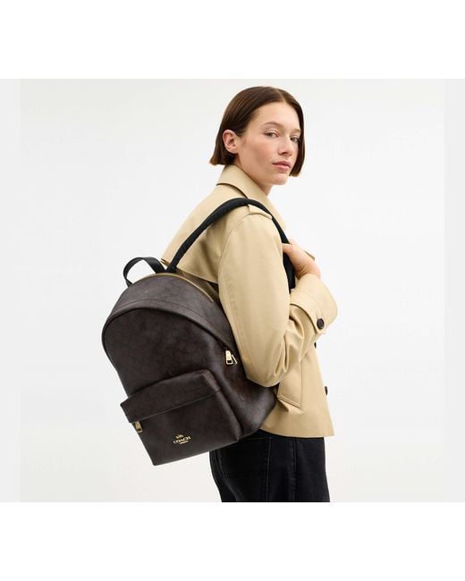 COACH Black Taylor Small Backpack