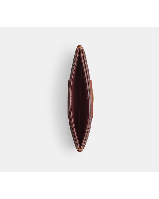 Porta Carte Di Credito Essential di COACH in Black
