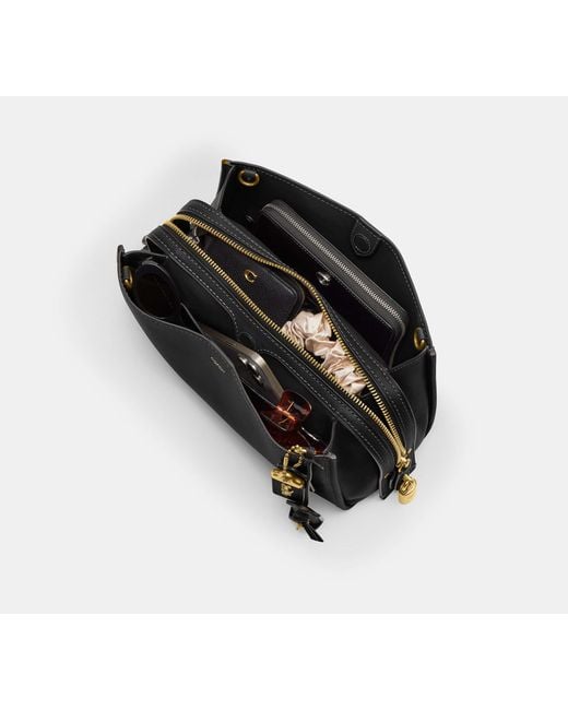 COACH Black Rogue Bag 34