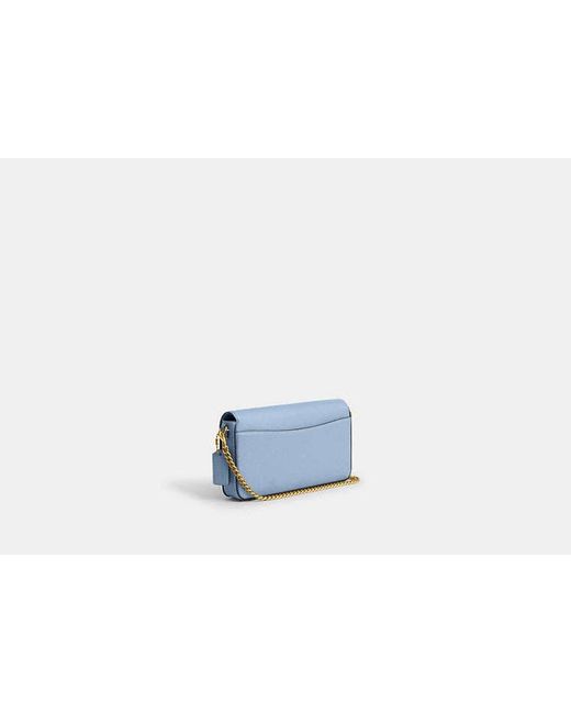 COACH Blue Mila Crossbody Bag With Signature Canvas