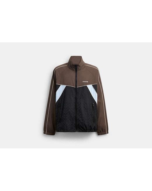 COACH Black Track Jacket for men