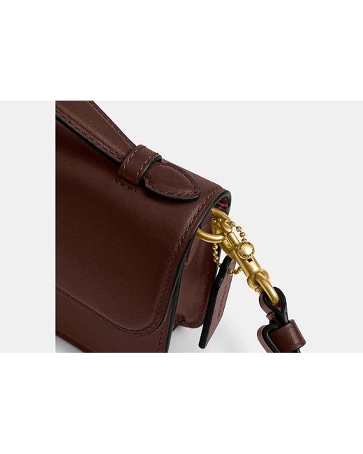 COACH Black New York Elora Top Handle Crossbody Bag