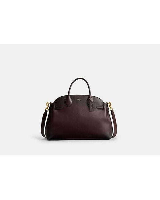 COACH Black Soft Empire Carryall Bag 40