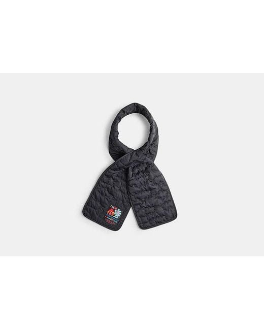 Coachtopia Blue Topia Loop Gesteppter Wolken-Schal