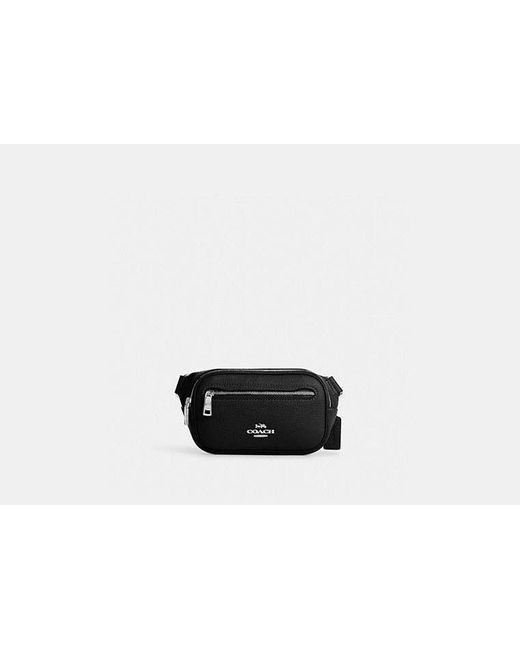 COACH Elias Mini Belt Bag in Black for Men Lyst UK