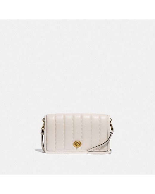 COACH Leather Hayden Foldover Crossbody With Quilting Lyst