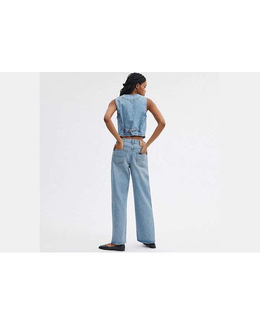 COACH Blue Loose Fit Jeans