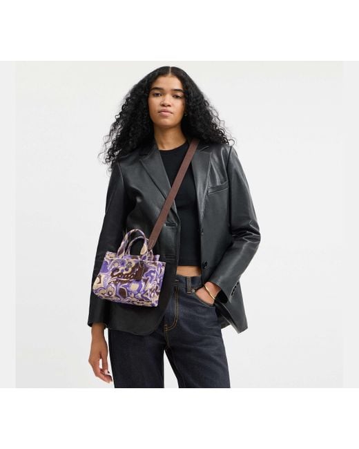 【COACH】Cargo Tote Bag 20 With Paisley Print COACH® | Cargo Tote Bag 20 With Paisley Print