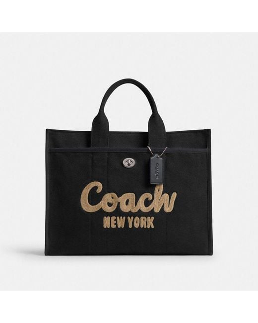 COACH Black Cargo Tote Bag 42