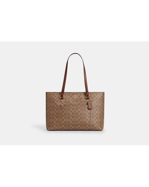 COACH Black Station Tote Bag