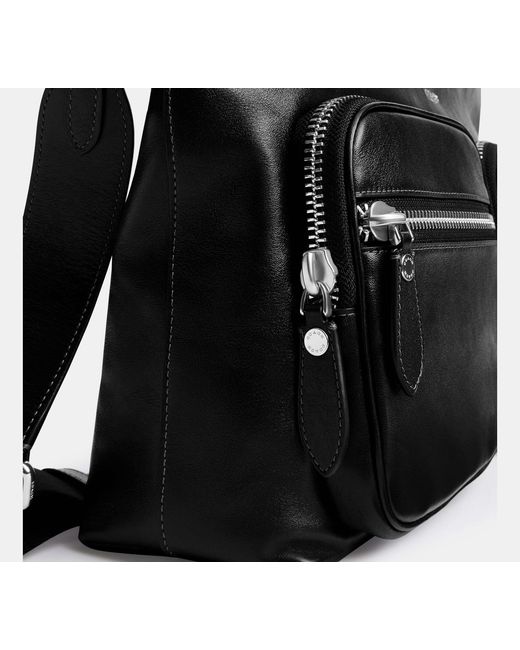 COACH Black Domino File Bag for men