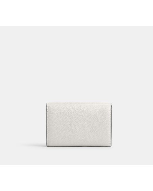 COACH Black Essential Mini Trifold Wallet