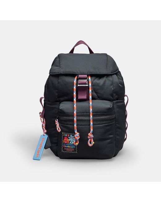 Coachtopia Black Loop Mini Backpack