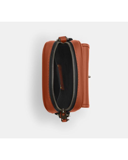 COACH Black Turnlock Crossbody Bag for men