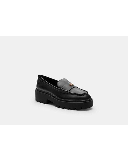 Loafer Lucy COACH de color Black