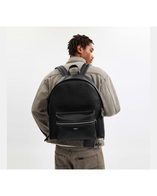 COACH Black Ridgewood Backpack for men