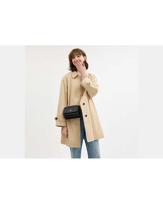 Mini Sac À Porté-Croisé Klare COACH en coloris Black