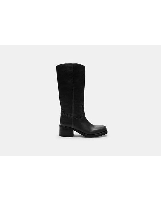 COACH Black Hohe Stiefel Für Frauen