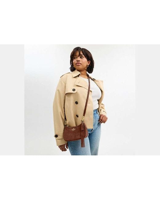 Mini Sac Bandoulière Teri COACH en coloris Black