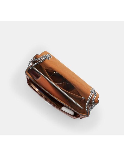 Borsa A Tracolla Elodie di COACH in Brown