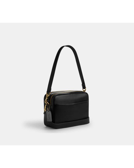 COACH Black Carey Crossbody Bag