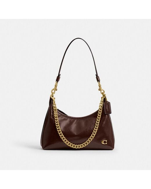 COACH Brown Juliet Crossbody Bag