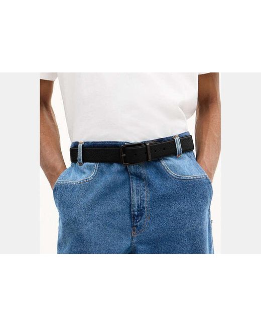 COACH Black Harness Buckle Cut-To-Size Reversible Belt, 38Mm for men
