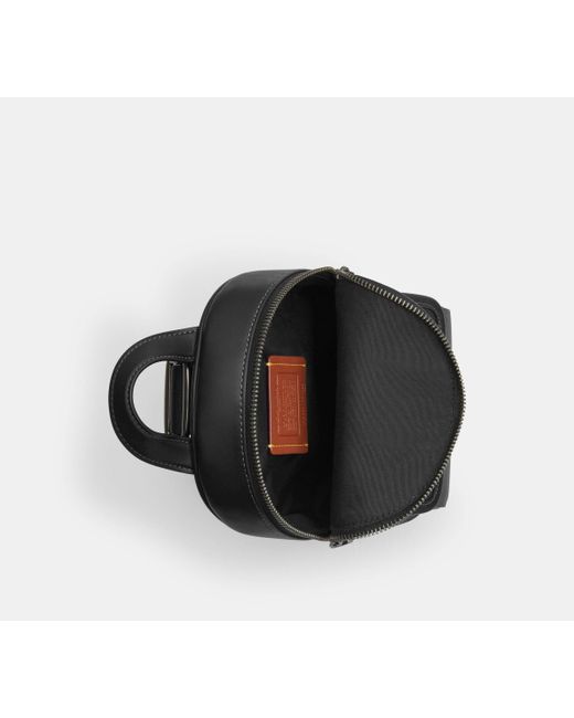 COACH Black Small Turnlock Sling Pack for men