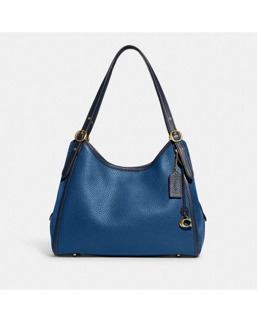 COACH Lori Shoulder Bag in Blue Lyst