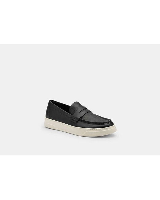 Mocassin Hybride En Toile Exclusive COACH pour homme en coloris Black