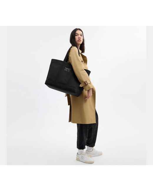 COACH Black Utility Tote for men