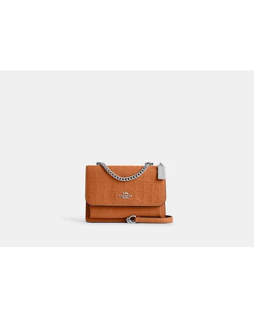Borsa A Tracolla Klare di COACH in Orange